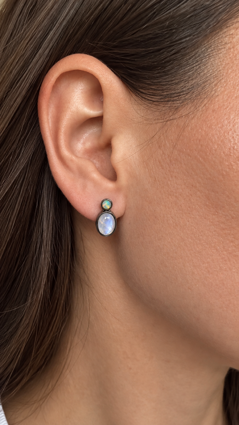 BLACK Moonstone & Opal