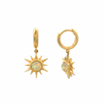 SUN オパール ピアス