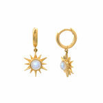 SUN ムーンストーン ピアス