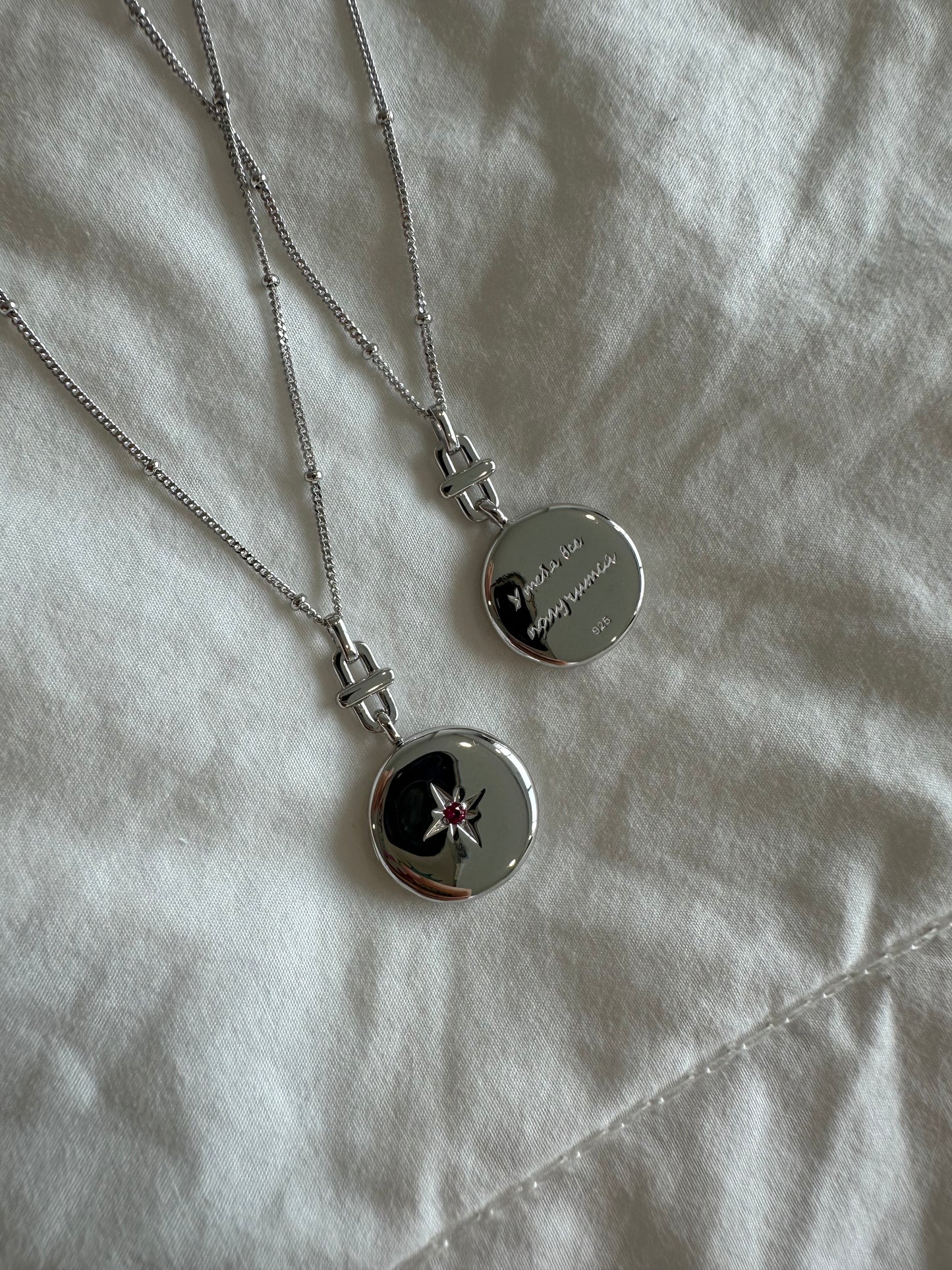 LOVE Hinged Locket Necklace – 925 Sterling Silver, Rhodium Plated, “У тебя все получится” Engraving