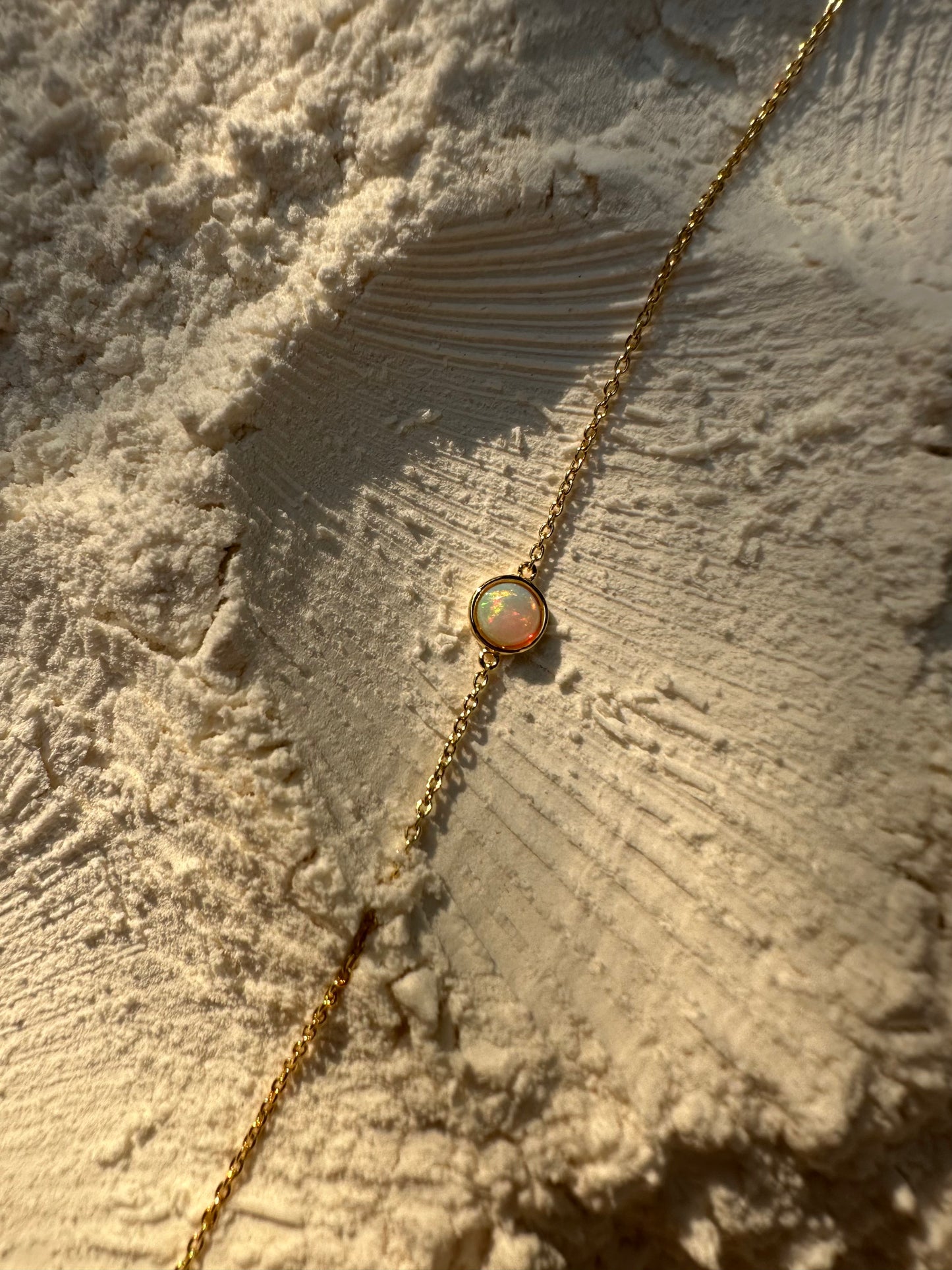 "BALANCE" Opal Bracelet – Gold Vermeil (2.5 Microns) on 925 Sterling Silver